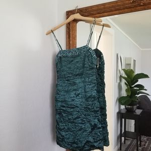 BCBG Dark Aqua Cocktail Dress